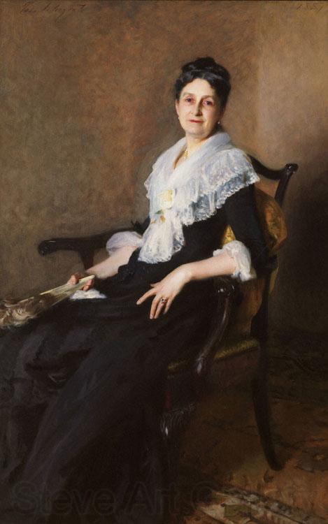 John Singer Sargent Elizabeth Allen Marquand (Mrs.Henry G.Marquand) (mk18) Norge oil painting art